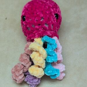Handmade Crochet jellyfish Stuffed Animal Toy